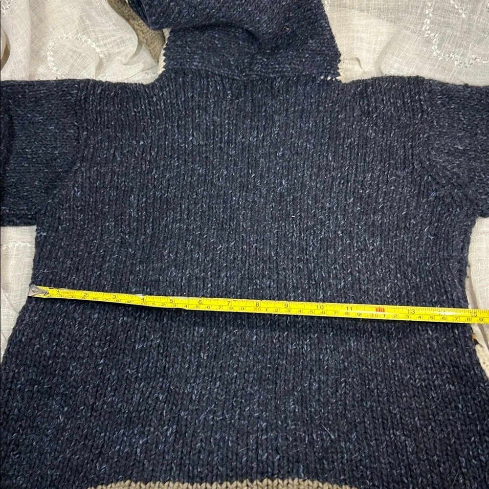 Earth Rugs wool sweater hooded jacket K00057